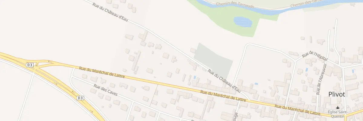 Plan du 1B Rue du Chateau d’Eau à Plivot