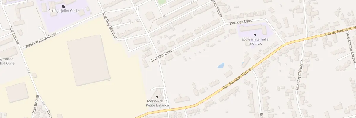 Plan du 6 Rue des Lilas à Fourmies