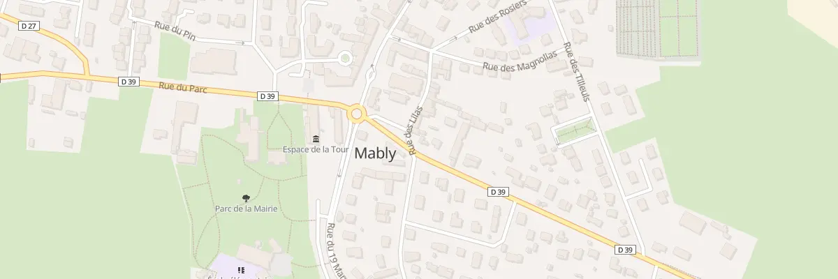 Plan du 11 Rue des Lilas à Mably