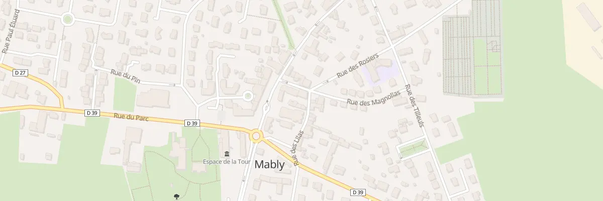 Plan du 4 Rue des Lilas à Mably