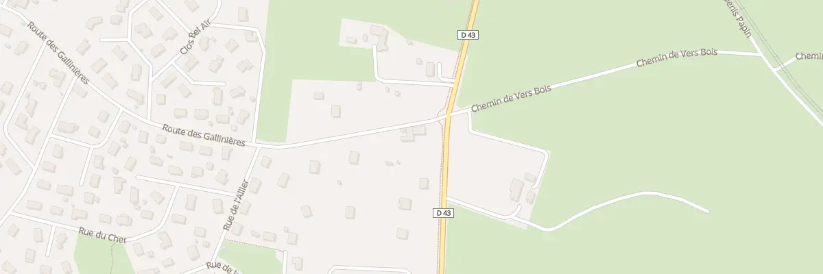 Plan du 63 Rue des Gallinieres à Chausseterre