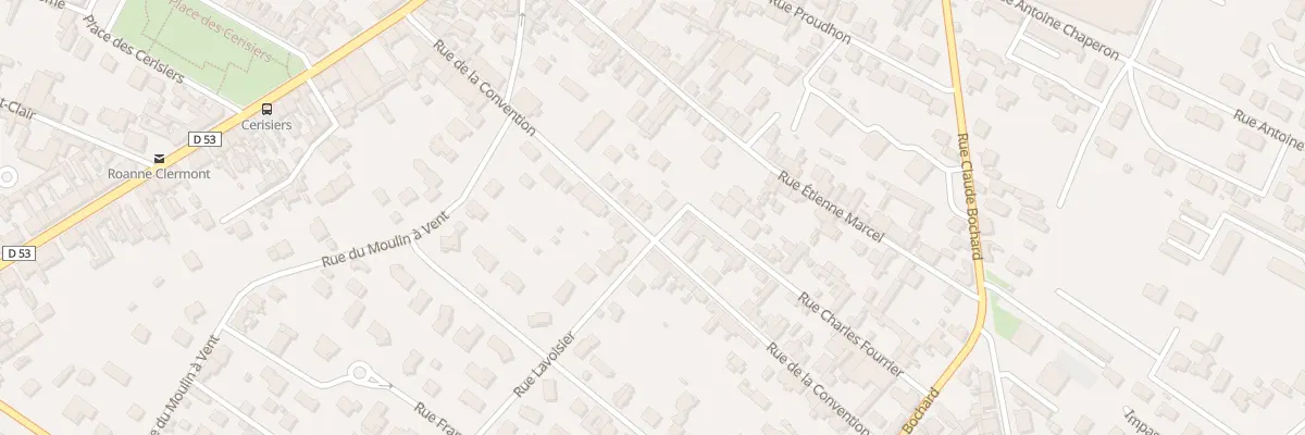 Plan du 40 Rue de la Convention à Roanne