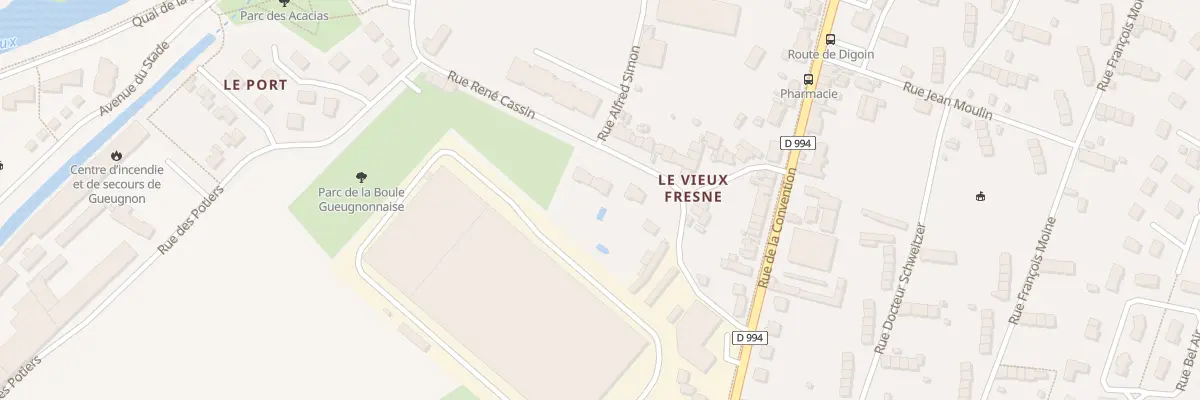 Plan du 15 Rue René Cassin à Gueugnon