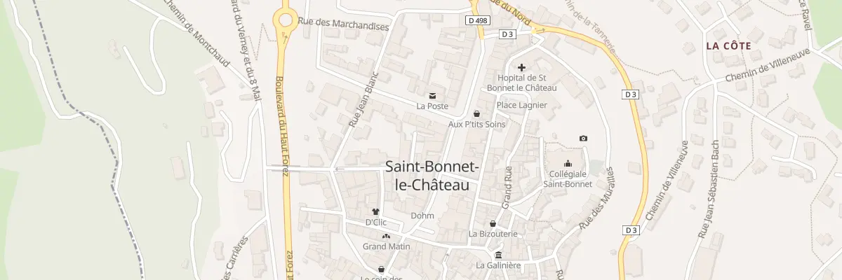 Plan du 1 Imp François Valette à Saint-Bonnet-le-Château