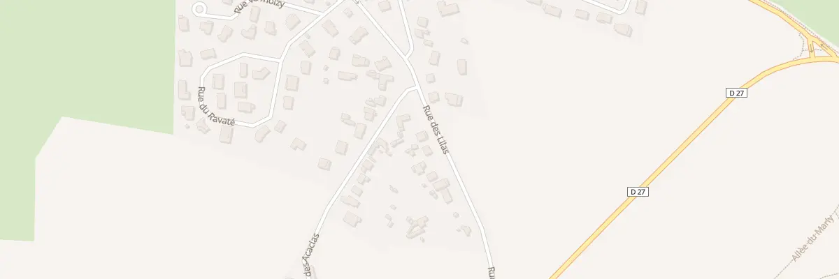 Plan du 34 Rue des Lilas à Mably