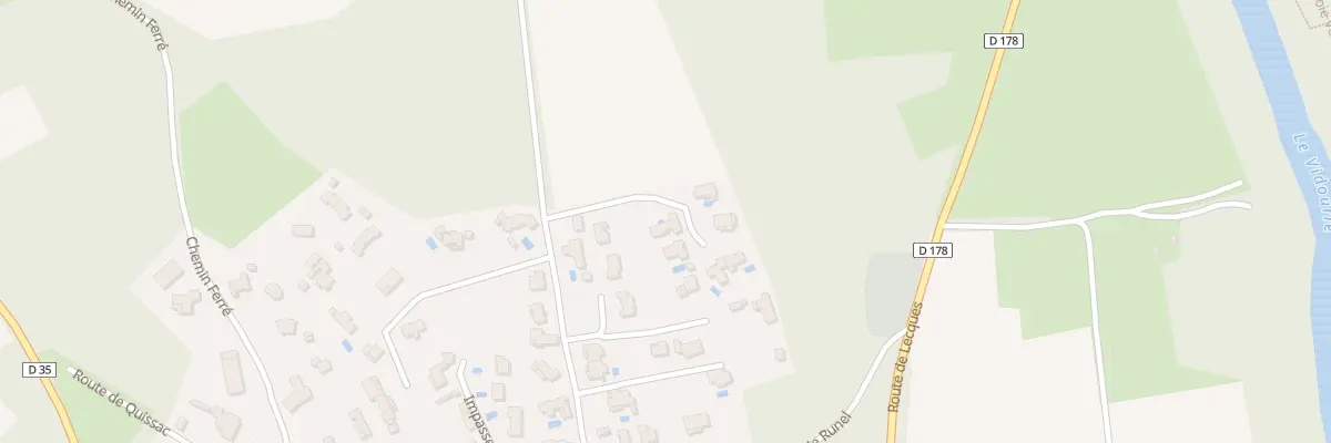 Plan du 556 Che de la Rouvière à Salinelles