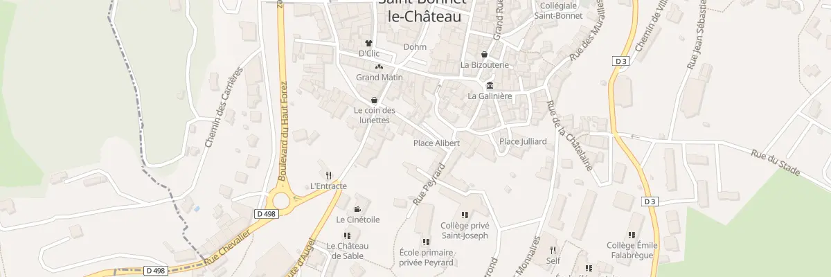 Plan du 2 Pl Alibert à Saint-Bonnet-le-Château