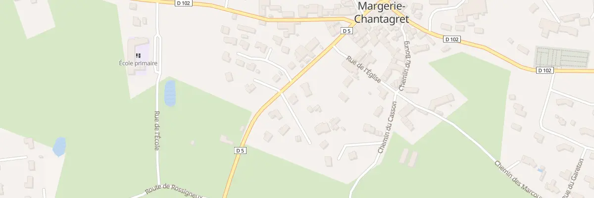 Plan du 227 Rte de St Jean à Margerie-Chantagret