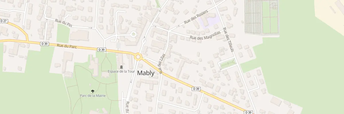 Plan du 7 Rue des Lilas à Mably