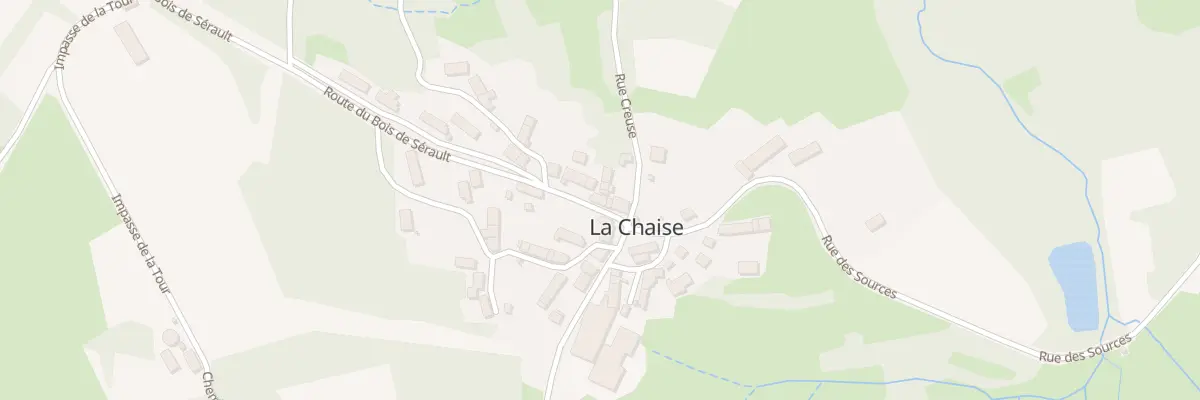 Plan du 257 La Chaise à Planchez