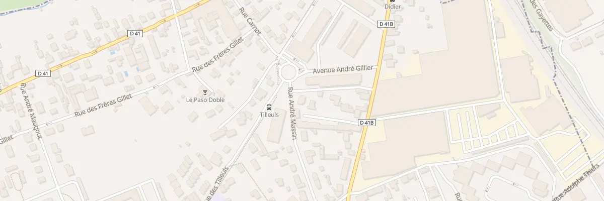 Plan du 1 Rue Andre Massin à Saint-André-les-Vergers