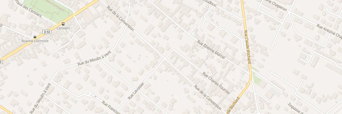 Plan du 38 Rue de la Convention à Roanne