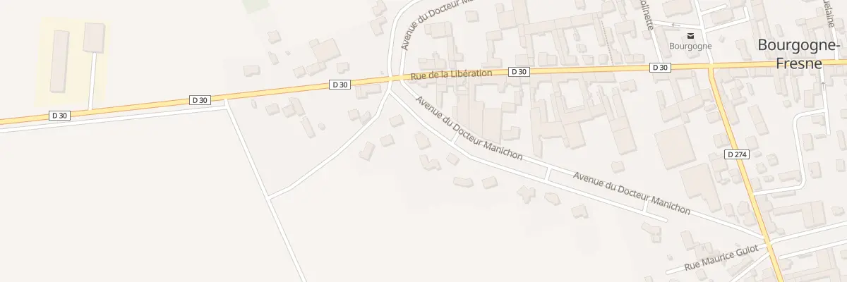 Plan du 37 Av du Docteur Manichon à Bourgogne-Fresne