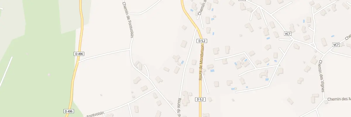 Plan du 37 Rte du Perron à Lézigneux