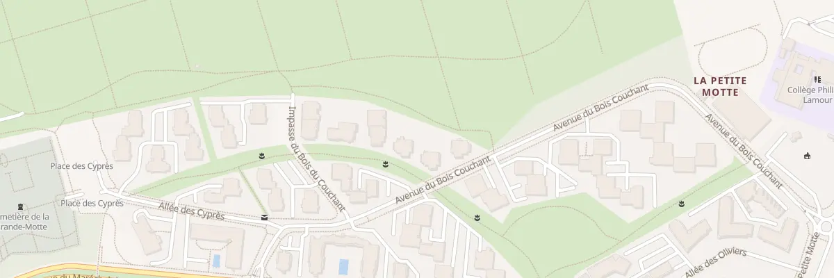 Plan du 557 Imp du Bois Couchant à La Grande-Motte