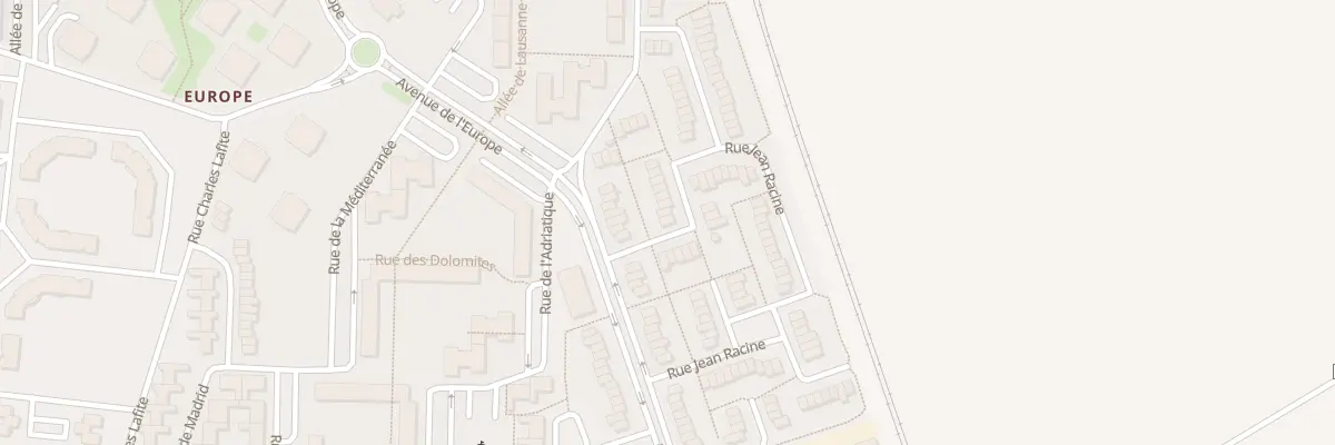 Plan du 1 Rue Pierre Corneille à Reims