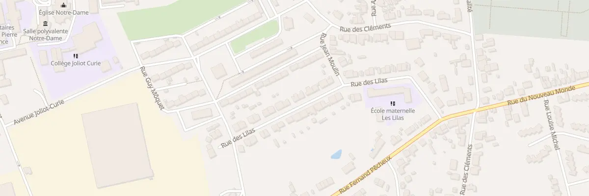 Plan du 17 Rue des Lilas à Fourmies