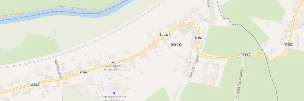 Plan du 60 Rue à Beugnies Ham de Rocq à Recquignies