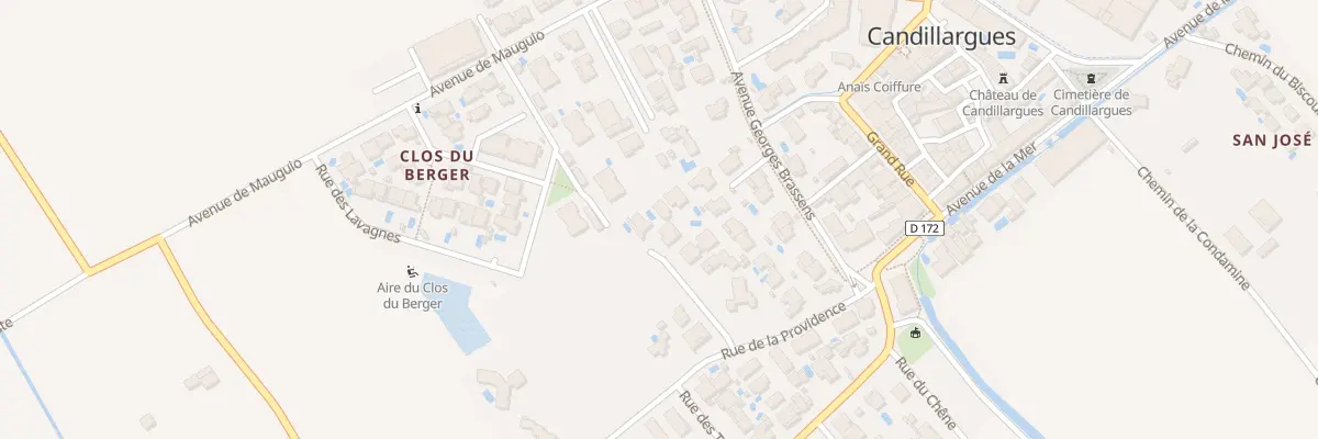 Plan du 107 Plan de l’Ormeau à Candillargues