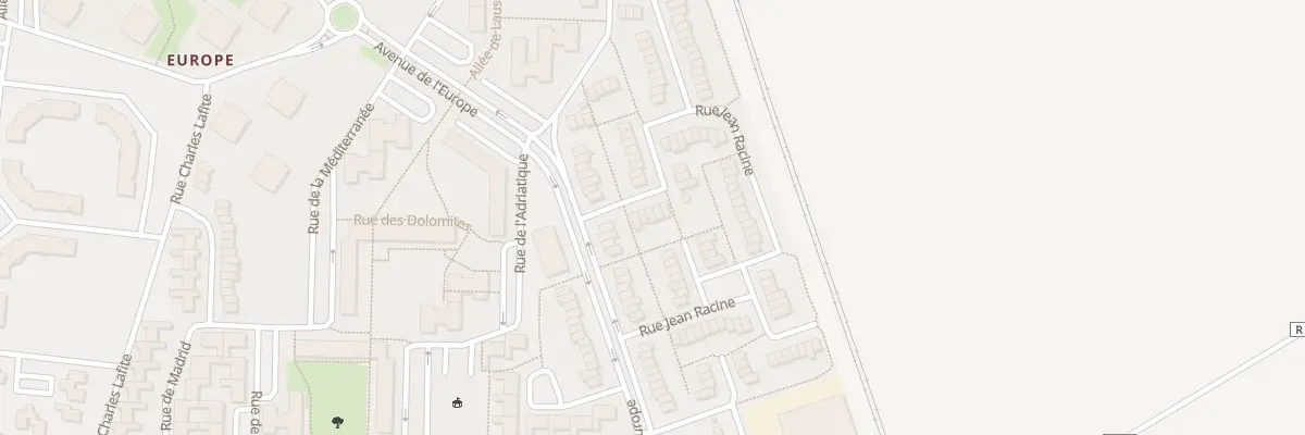 Plan du 6 Rue Pierre Corneille à Reims