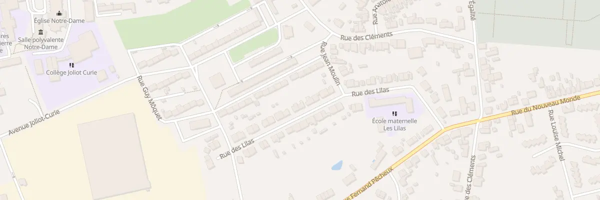 Plan du 19 Rue des Lilas à Fourmies