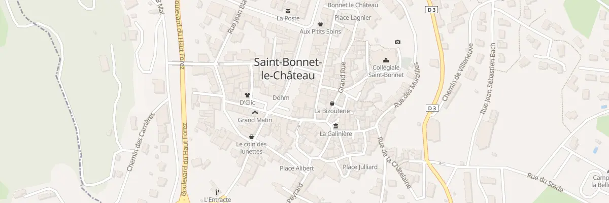 Plan du 32 Rue Dessous Les Remparts à Saint-Bonnet-le-Château