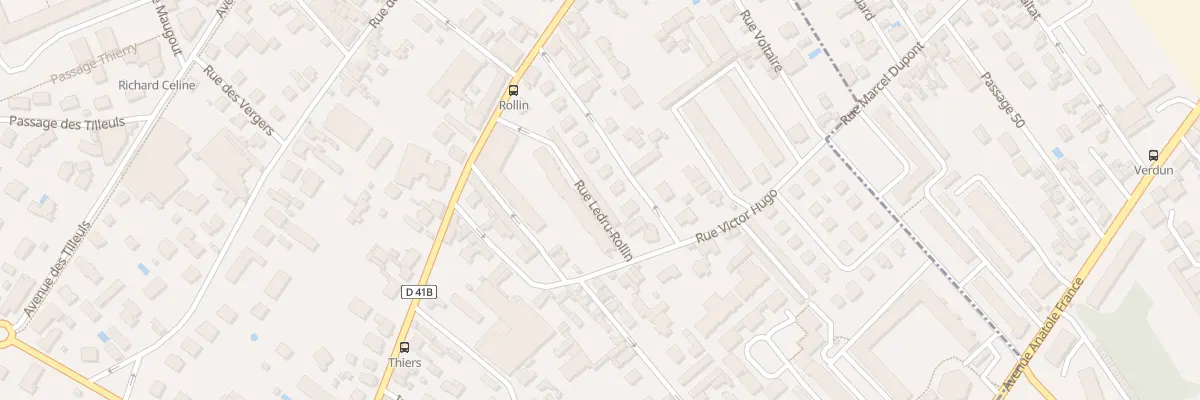 Plan du 8 Rue Ledru Rollin à Saint-André-les-Vergers