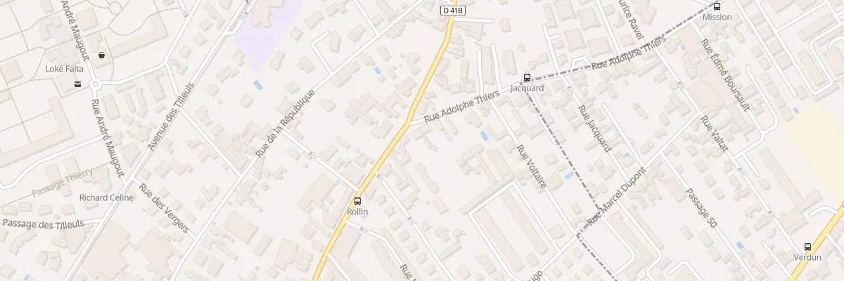 Plan du 25T Rue Thiers à Saint-André-les-Vergers