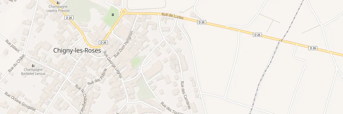 Plan du 16B Rue des Carrieres à Chigny-les-Roses