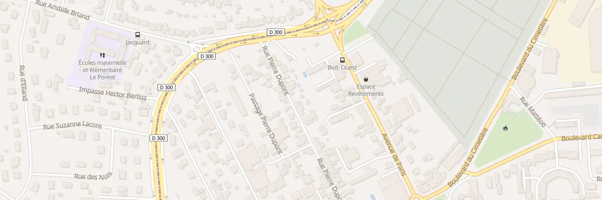 Plan du 44 Rue Pierre Dupont à Roanne