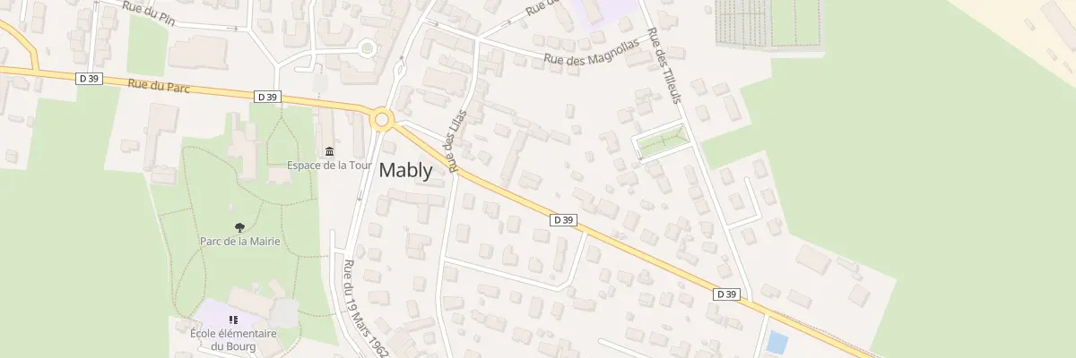 Plan du 9 Rue des Glycines à Mably
