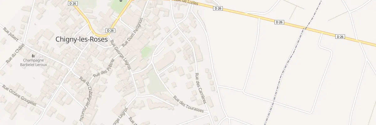 Plan du 22 Rue des Carrieres à Chigny-les-Roses
