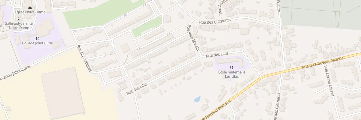 Plan du 21 Rue des Lilas à Fourmies