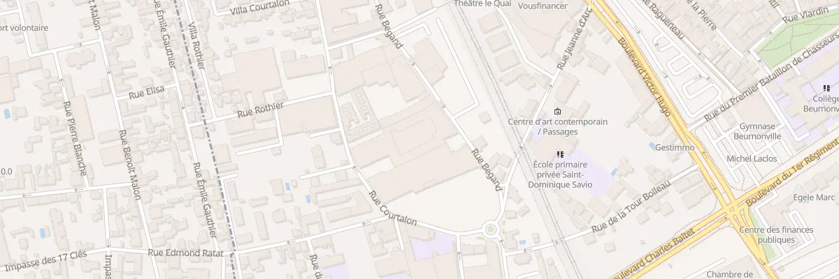 Plan du 32 Rue Begand à Troyes