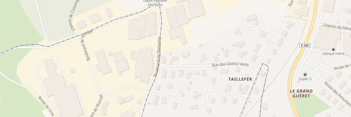 Plan du 18 Rue des Quatre Vents à La Tourette