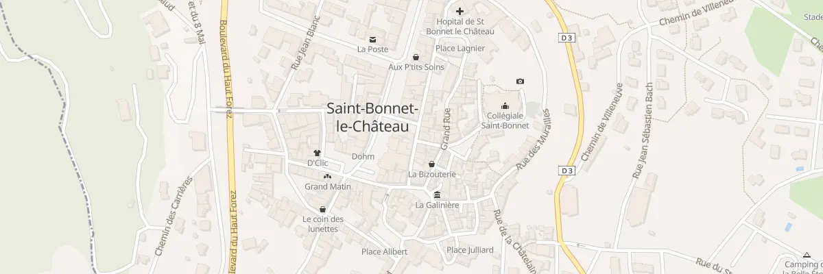 Plan du 26 Rue Dessous Les Remparts à Saint-Bonnet-le-Château
