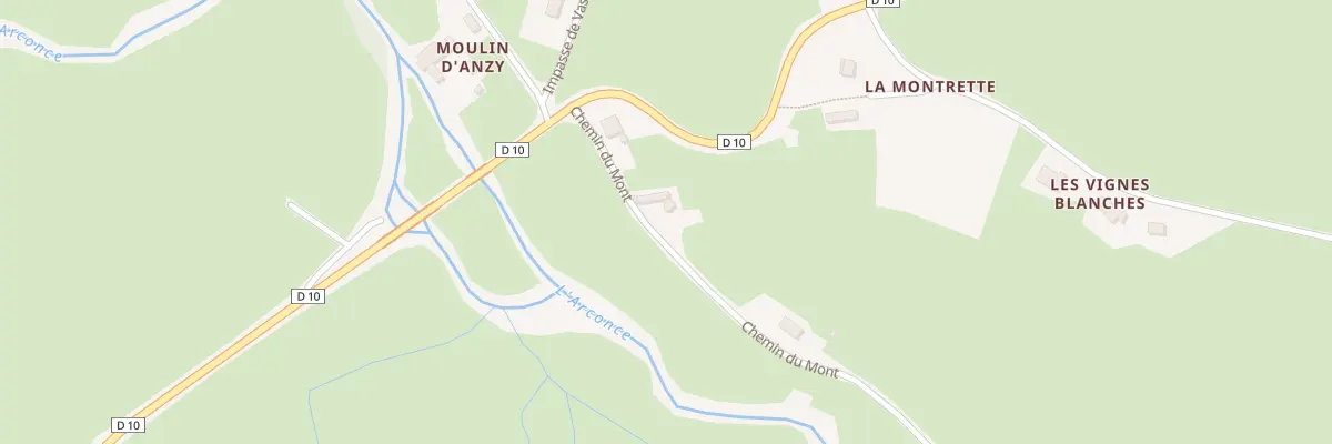 Plan du 5157 La Place du Pont à Anzy-le-Duc