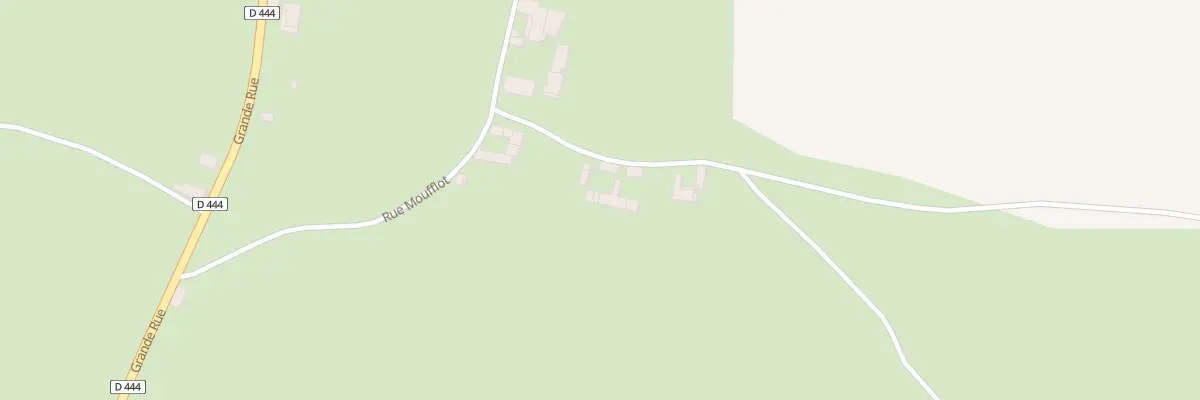 Plan du 1B Chem de Courbeaux à Vallières