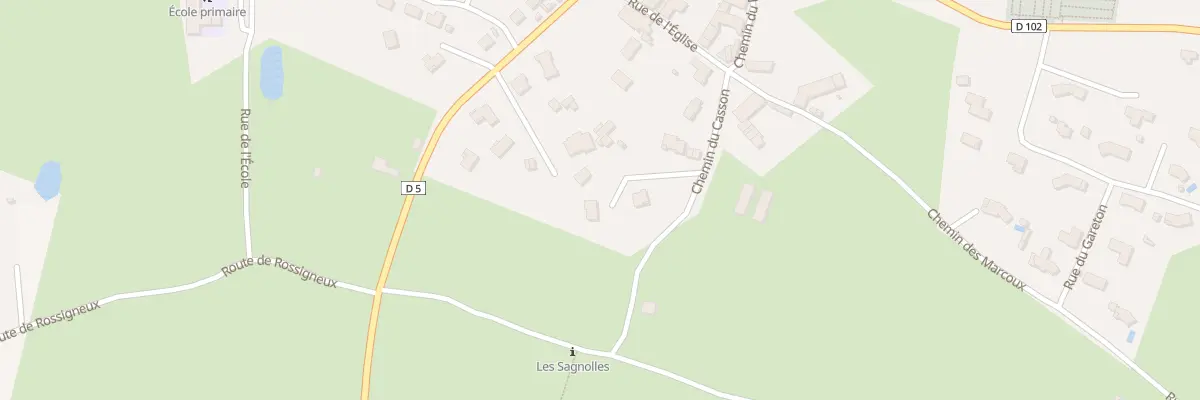 Plan du 88 Che du Casson à Margerie-Chantagret