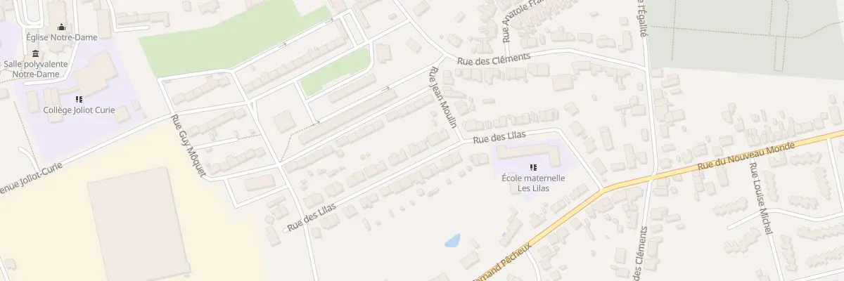 Plan du 23 Rue des Lilas à Fourmies