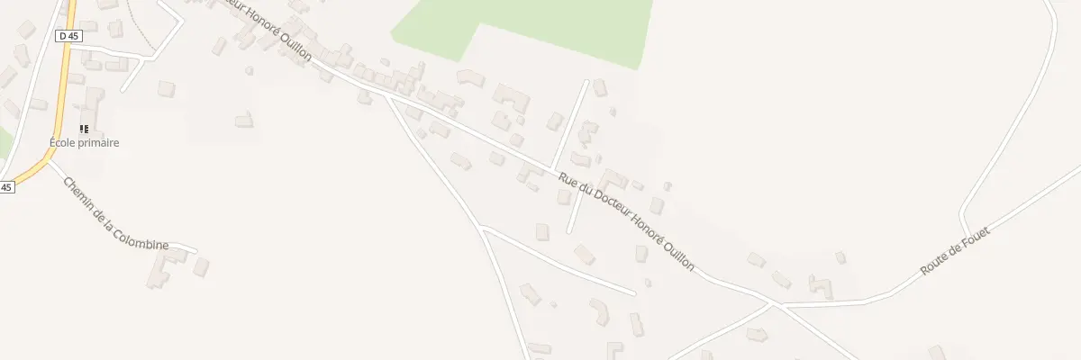 Plan du 504 Rue du Docteur Honoré Ouillon à Cordelle