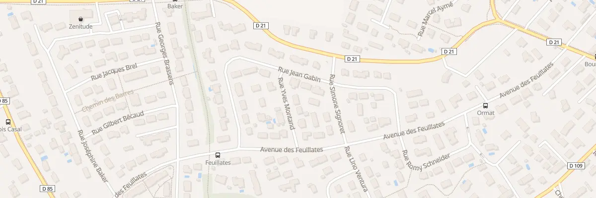 Plan du 8 Rue Yves Montand à Rosières-près-Troyes