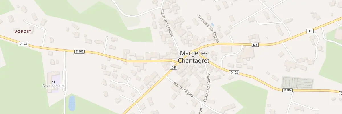 Plan du 18 Rte de St Antheme à Margerie-Chantagret
