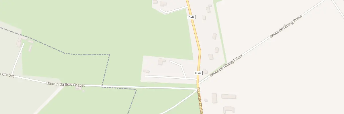 Plan du 1400 Rte de Chalain à Montverdun