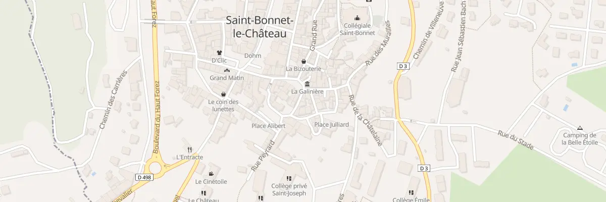Plan du 1 Rue de la Liberté à Saint-Bonnet-le-Château