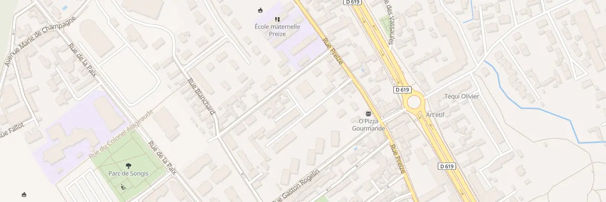 Plan du 1B Rue du Clos Camus à Troyes