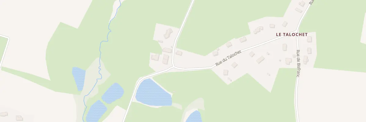 Plan du 5039A Rue du Talochet à Vitry-en-Charollais