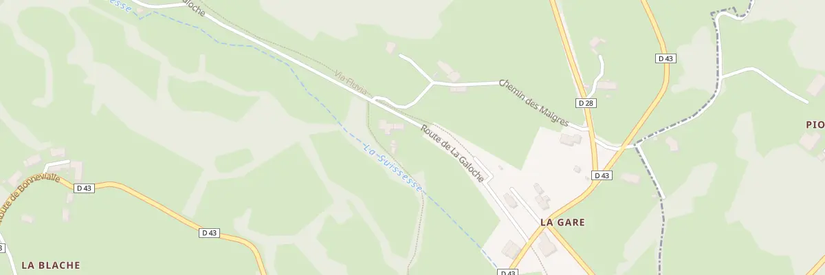 Plan du 195 Rte de La Galoche à Saint-Julien-du-Pinet