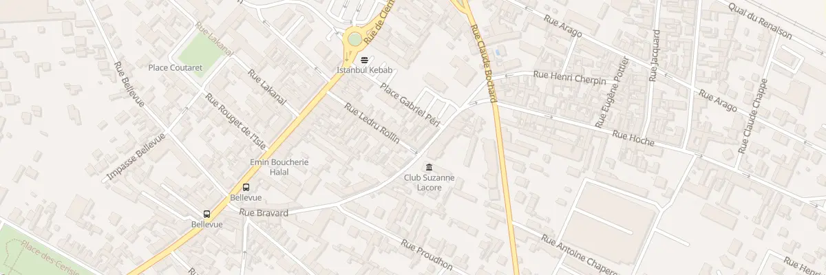 Plan du 23 Rue Ledru Rollin à Roanne
