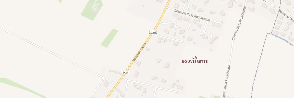 Plan du 2345 Rte de Lézan à Bagard